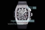 Swiss Replica Hublot Spirit of Big Bang Stainless Steel Black Dial Watch 45MM